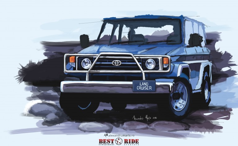 Desen Digital Toyota Land Cruiser 70