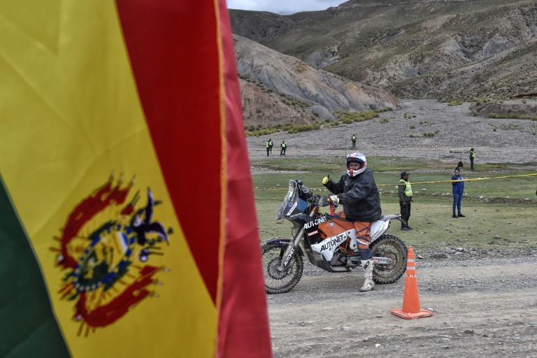 Mani Gyenes este pe 18 la general la jumatatea Dakar 2017