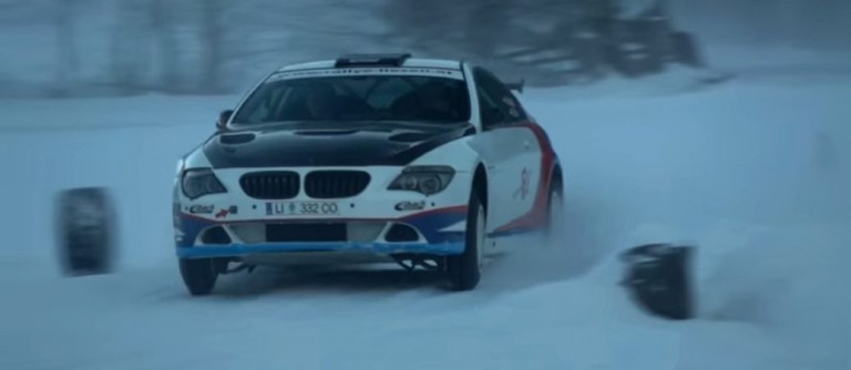 Idee pentru vacanță: Cursuri de dans pe zăpadă cu un BMW 650i E63 Rallycar