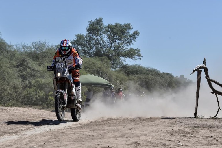 Dakar 2017: Mani Gyenes pe 29 inainte de intrarea in munti