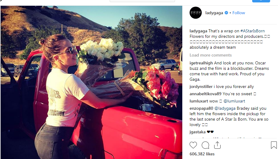 Lady-Gaga-instagram Lady Gaga nu renunta la camioneta Ford SVT Lightning desi a ajuns la 300 milioane de dolari avere!