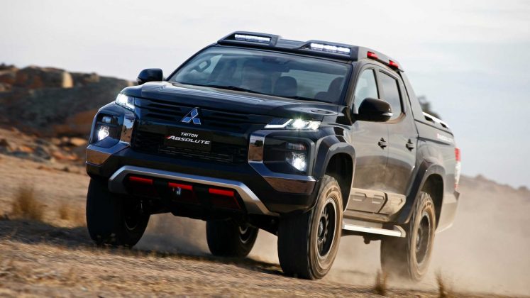 Mitsubishi-L200-Absolute-1-747x420 Mitsubishi L200 va avea si o versiune care rivalizeaza cu Ford Ranger Raptor!