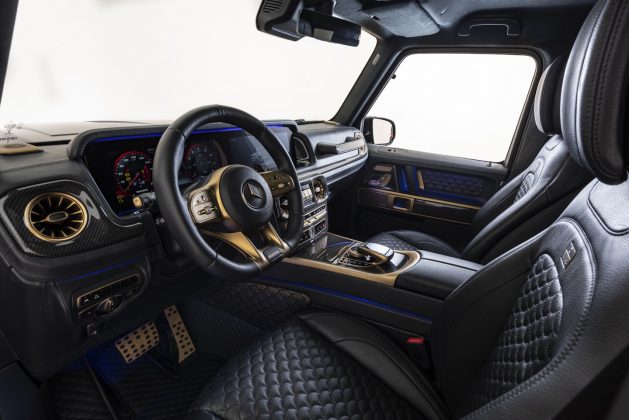 Brabus-800-Black-Gold_5-629x420 Brabus merge pe tema Black & Gold