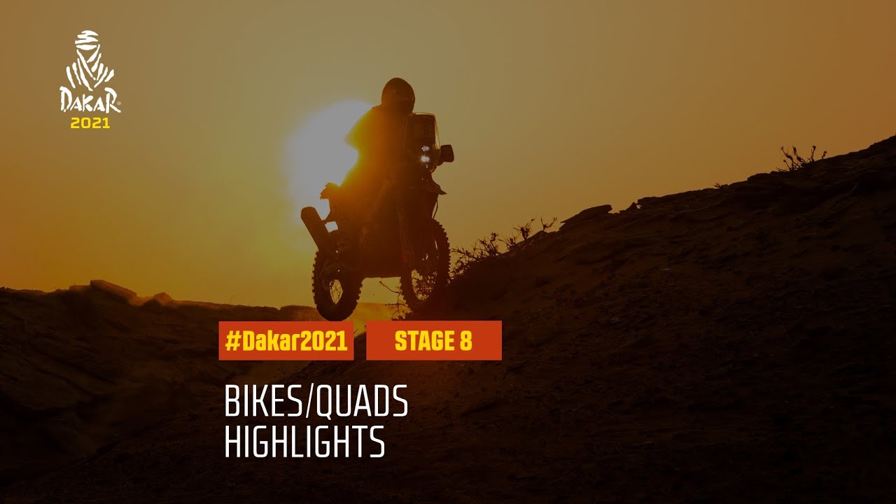 Dakar 2021: Rezumat video Moto & Quad etapa 8