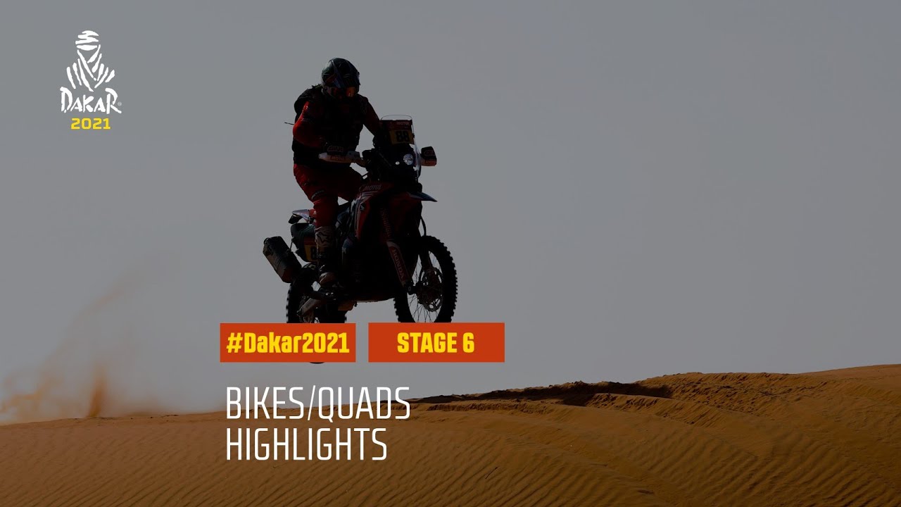 Dakar 2021: Rezumat video Moto & Quad etapa 6