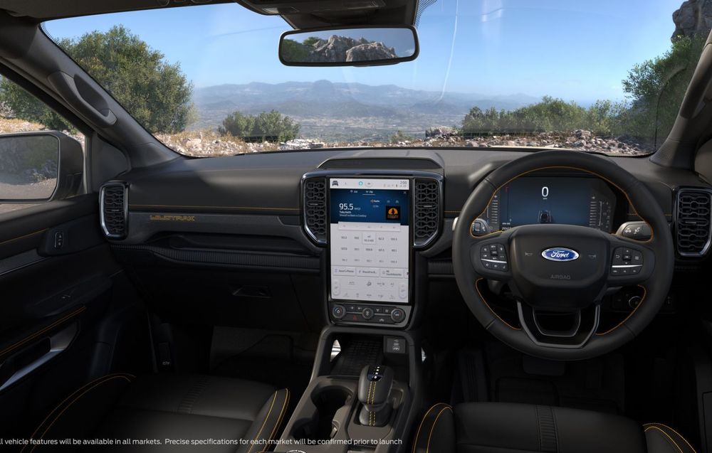 interior_ford_ranger Noul Ford Ranger a fost prezentat - imagini si informatii