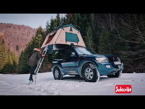 Cort auto plafon Wild Spirit Clasic instalat pe Mitsubishi Pajero Mk3