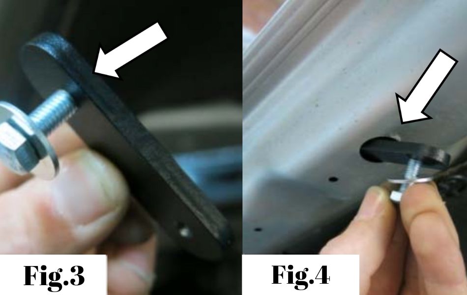 Cum se instaleaza Set amortizoare capota 2A.ST.4107.1 Rival pentru Nissan Navara Fig.1-3