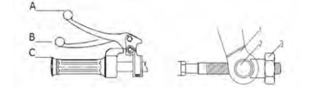 optimus-ultra-frana-tambur-reglaj-spate Manual Kuba Optimus Ultra în română - Tricicletă electrică pentru pasageri